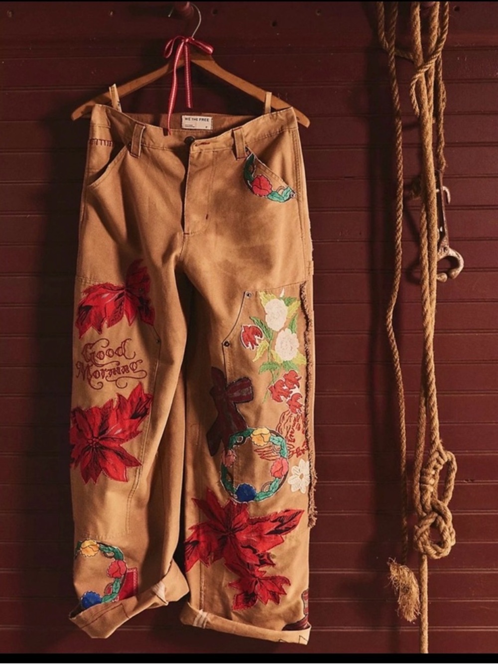 Free People Bright Time Craft Pants 🔥 Size 10